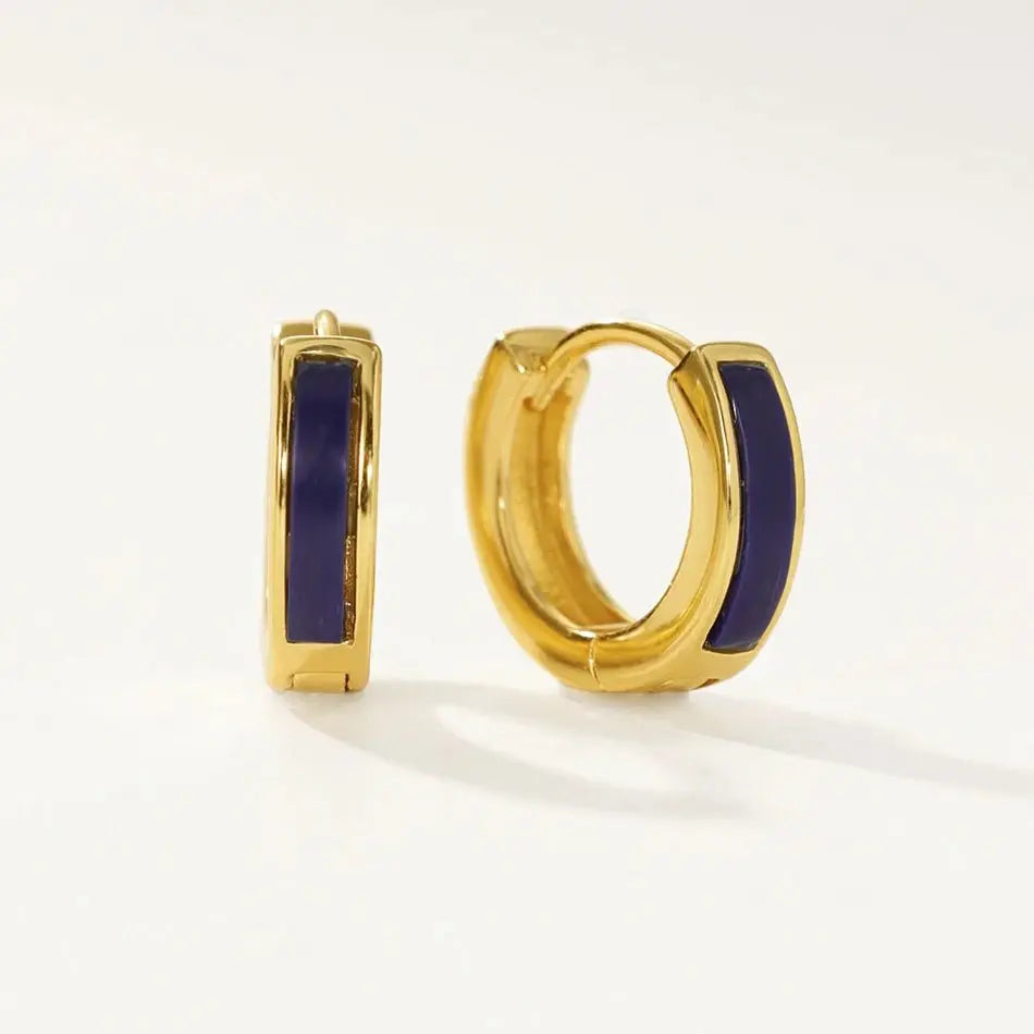 18K Gold Vermeir Opal Hoops shop name