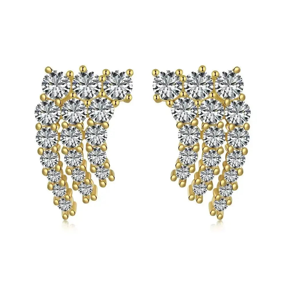 Angel Wings Sparkling Unique Earrings shop name