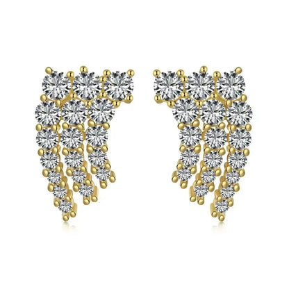 Angel Wings Sparkling Unique Earrings shop name