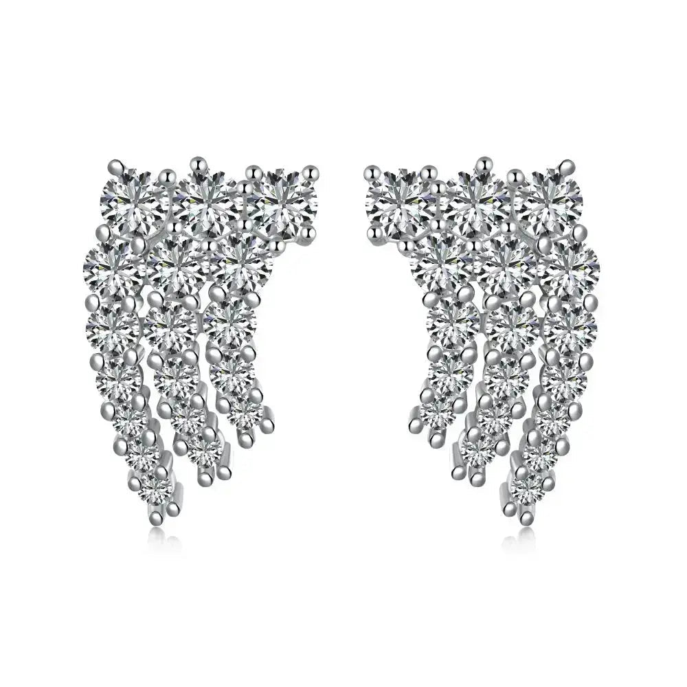 Angel Wings Sparkling Unique Earrings shop name