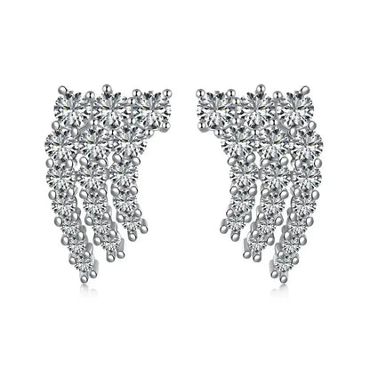 Angel Wings Sparkling Unique Earrings shop name