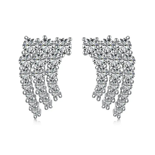 Angel Wings Sparkling Unique Earrings shop name