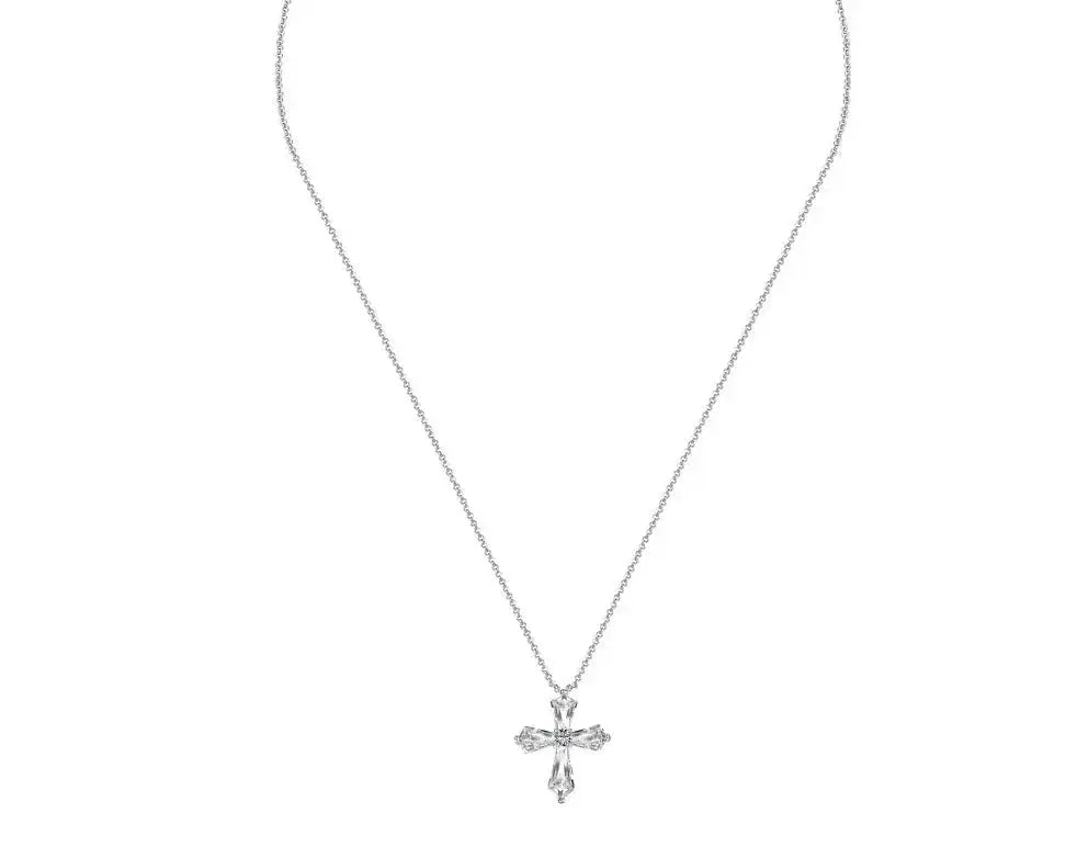 Angelic Cross Pendant Necklace