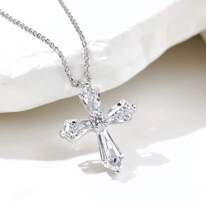 Angelic Cross Pendant Necklace