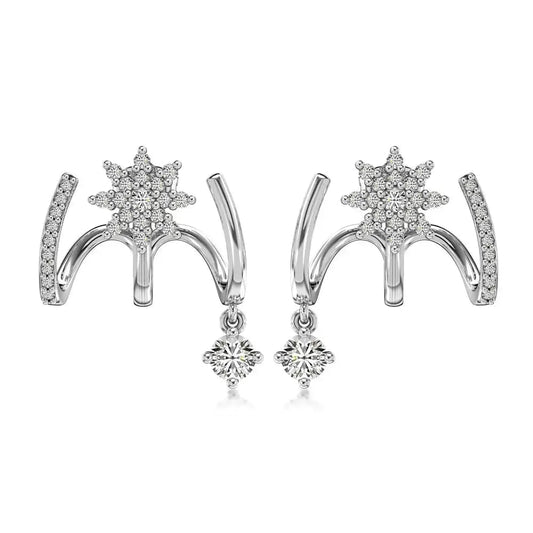 Angelic Sun and Falling Star Earrings