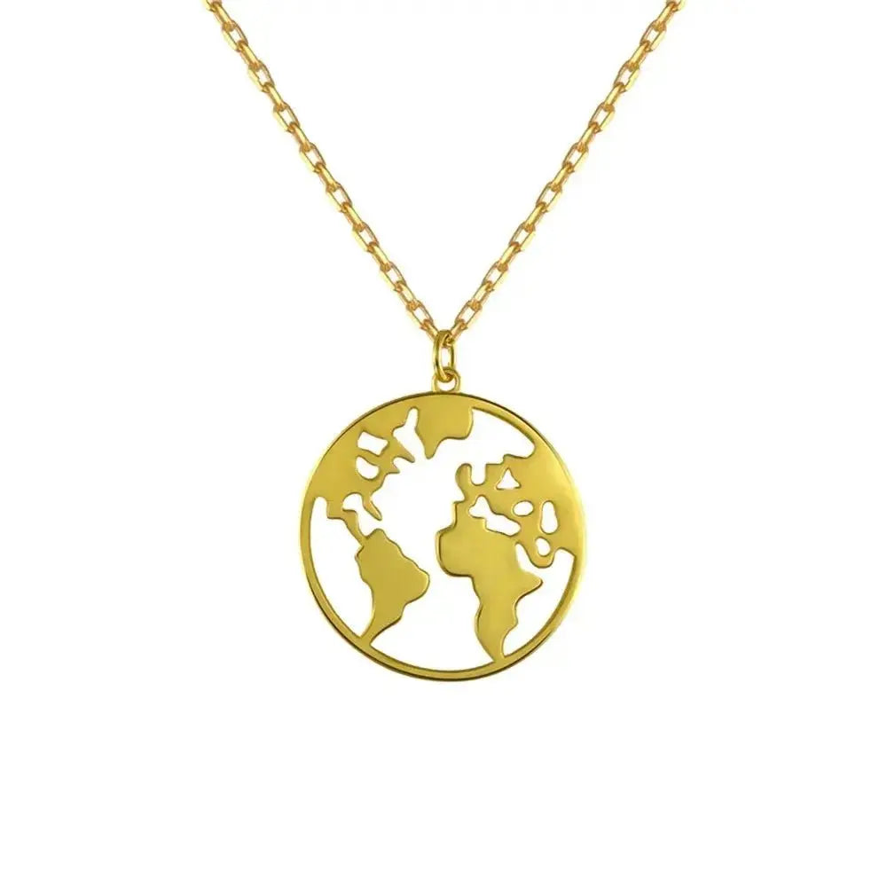 Around the Word Gold Necklace shop name