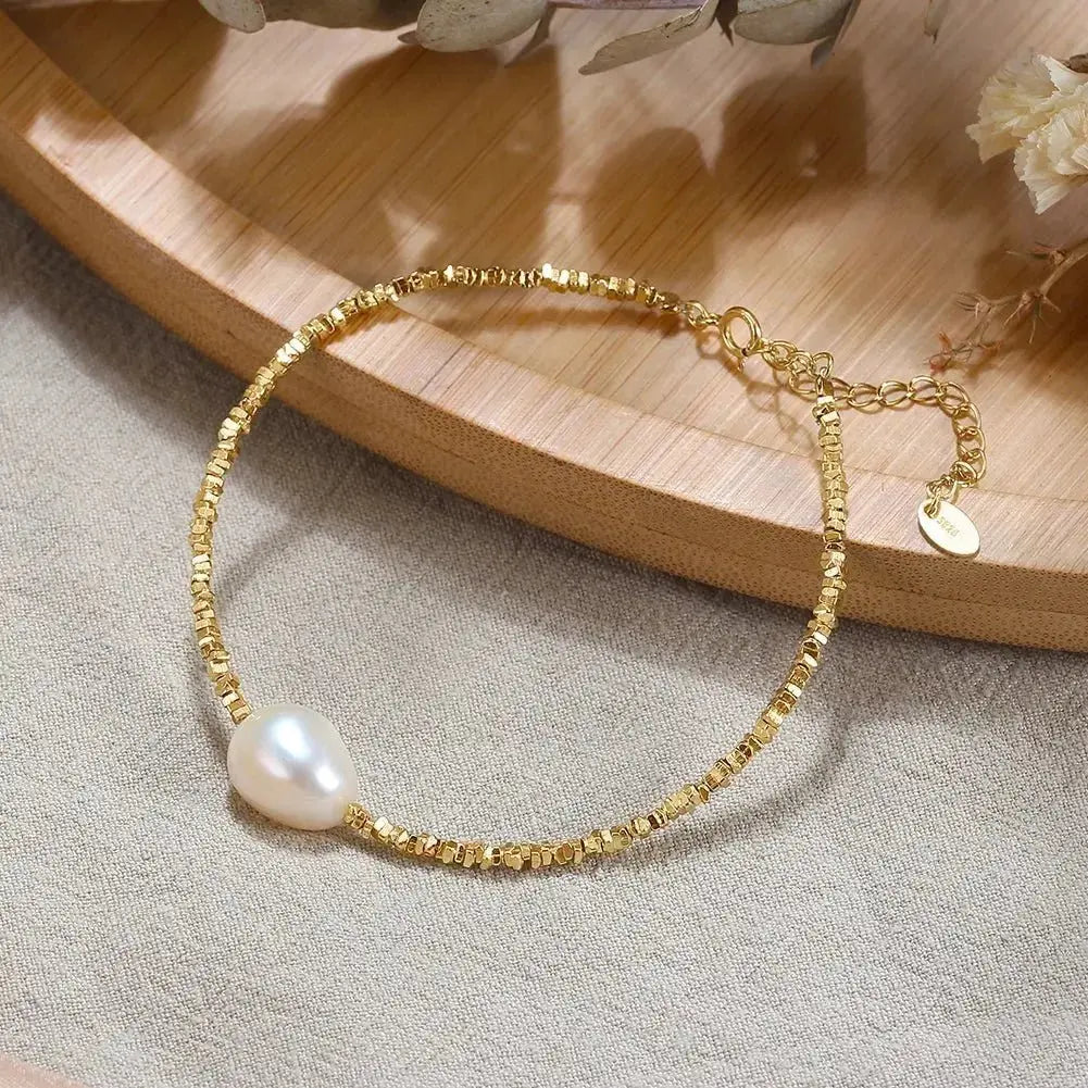 Baroque Pearl and Gold Bracelet shop name