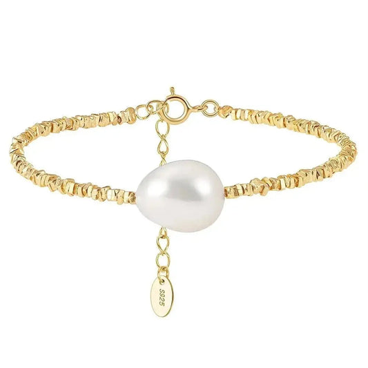 Baroque Pearl and Gold Bracelet