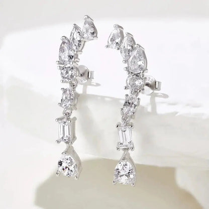 Bold Shapes Crystal Statement Earrings