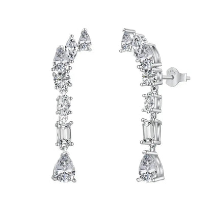 Bold Shapes Crystal Statement Earrings