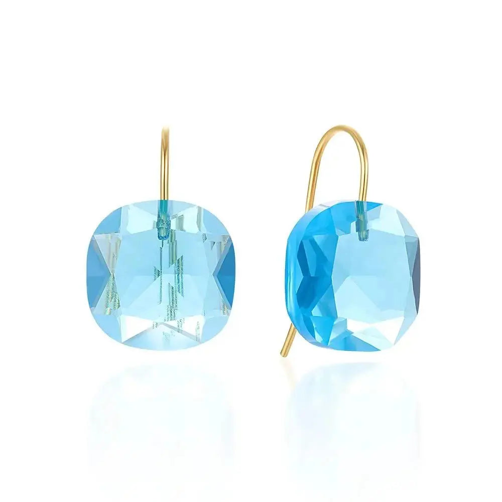 Bright Big Crystal Stud Earring