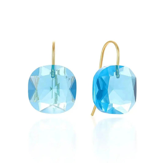 Bright Big Crystal Stud Earring