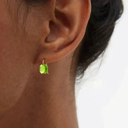 Bright Big Crystal Stud Earring