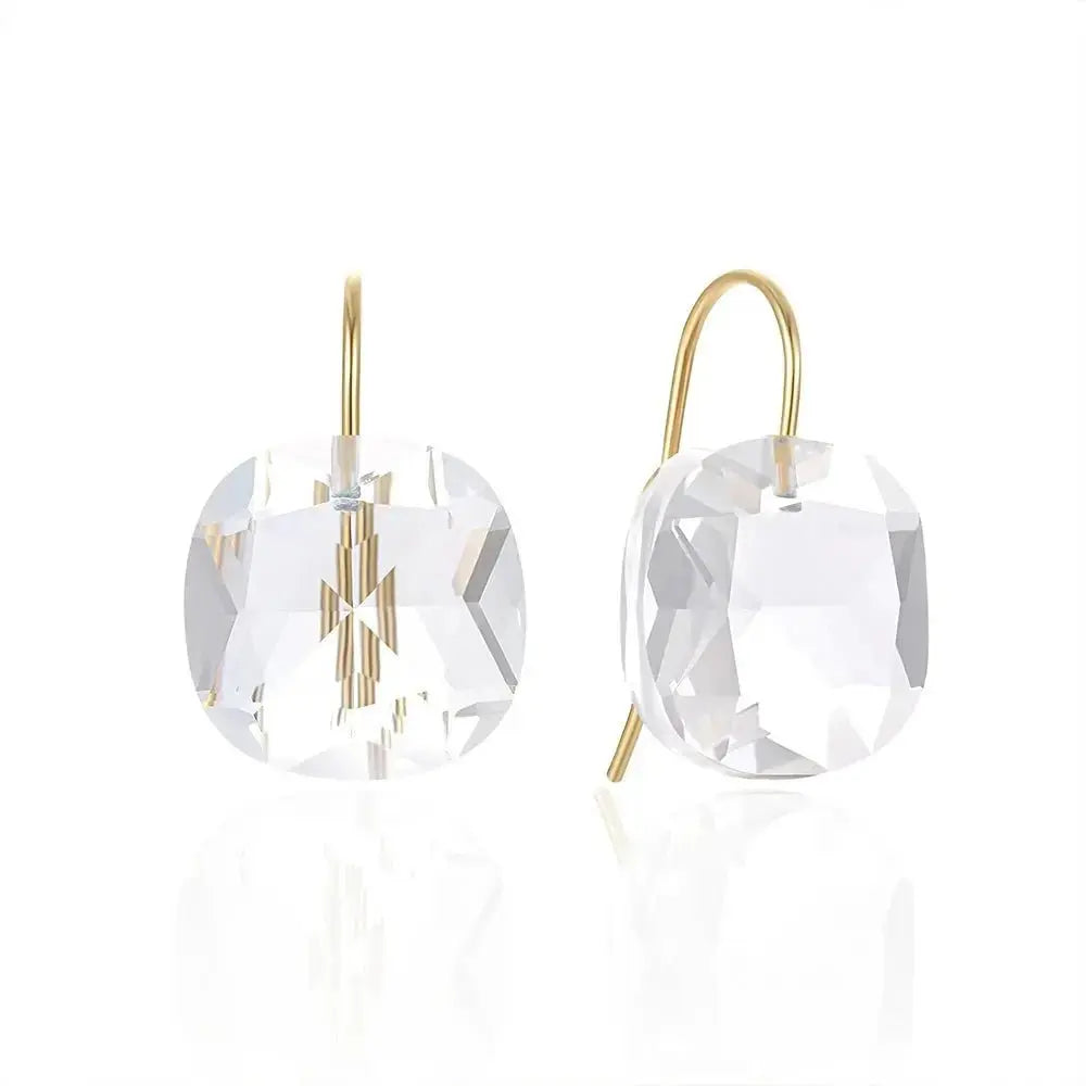 Bright Big Crystal Stud Earring