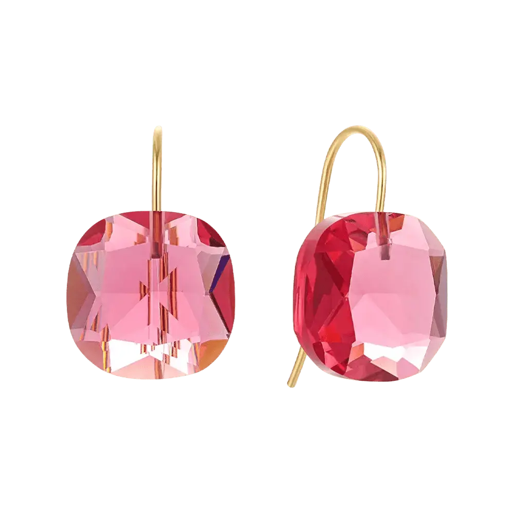 Bright Big Crystal Stud Earring