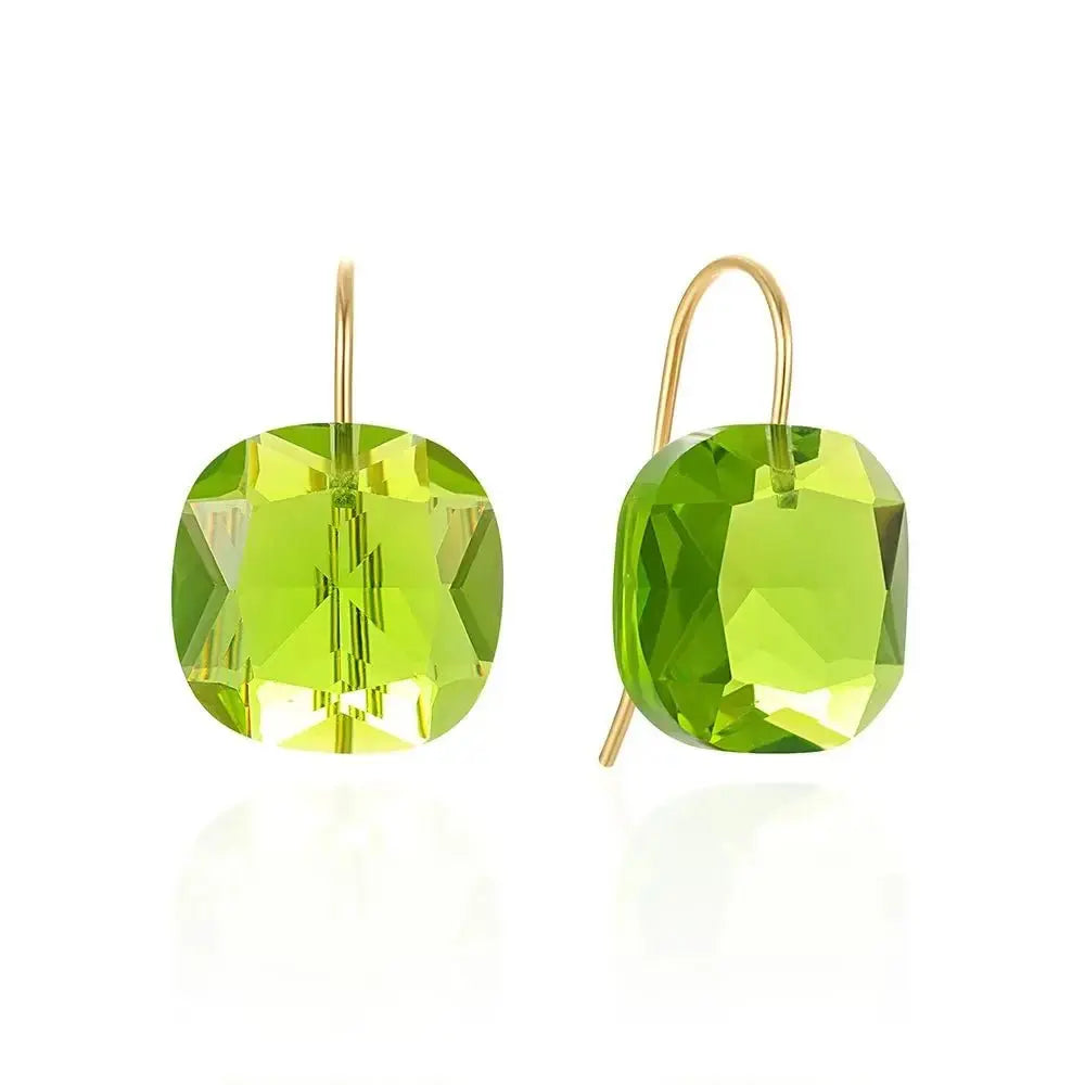 Bright Big Crystal Stud Earring