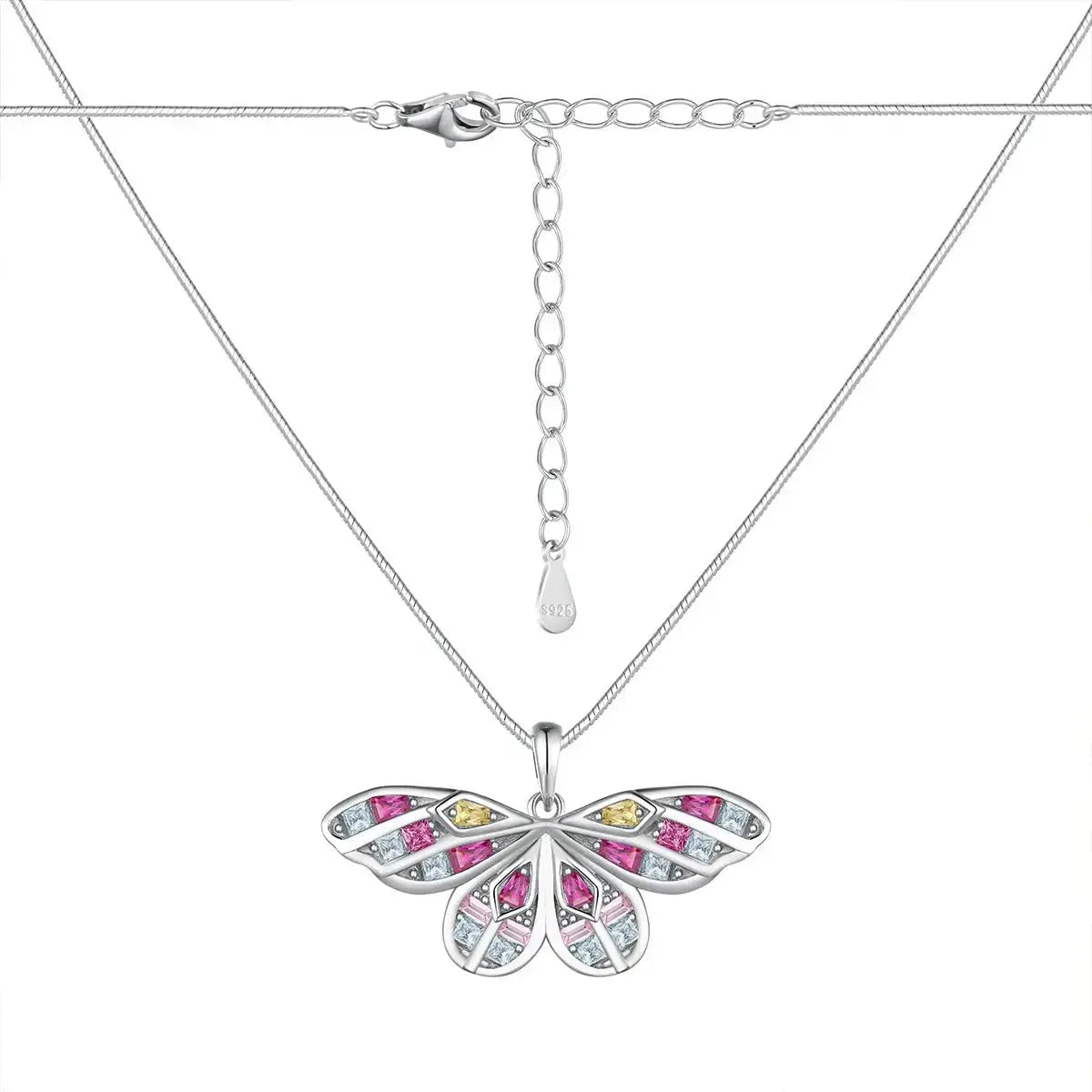 Butterfly - Colour PoP Snake Chain Necklace