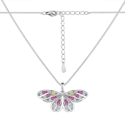 Butterfly - Colour PoP Snake Chain Necklace