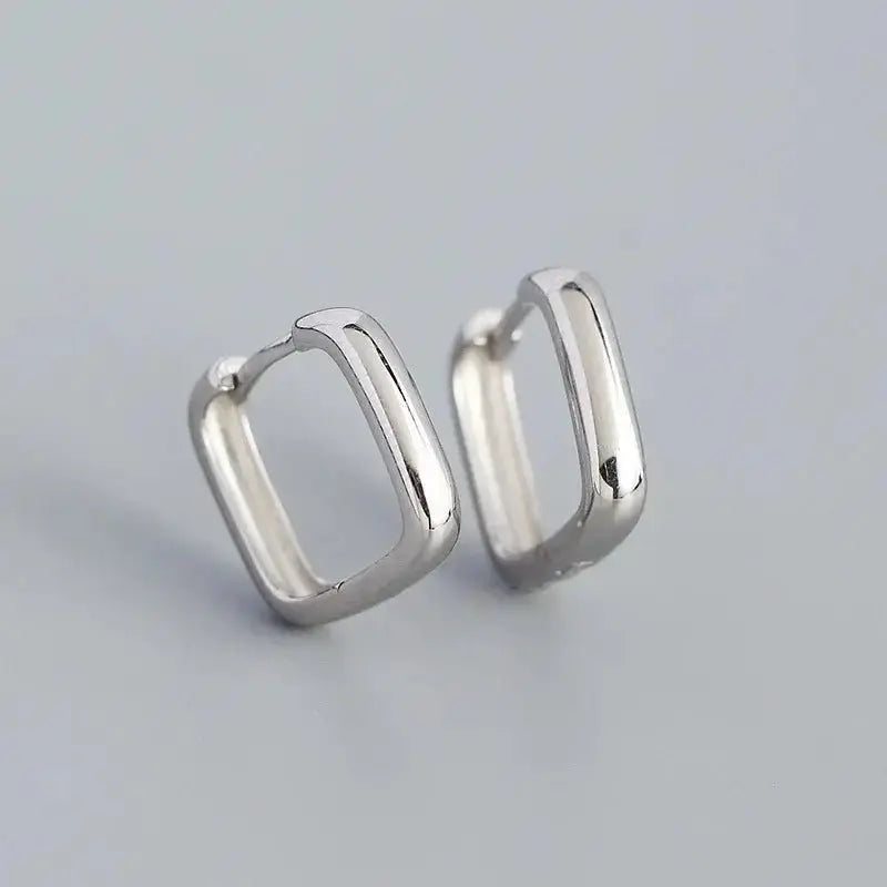 Charming Square Hoop Earrings shop name