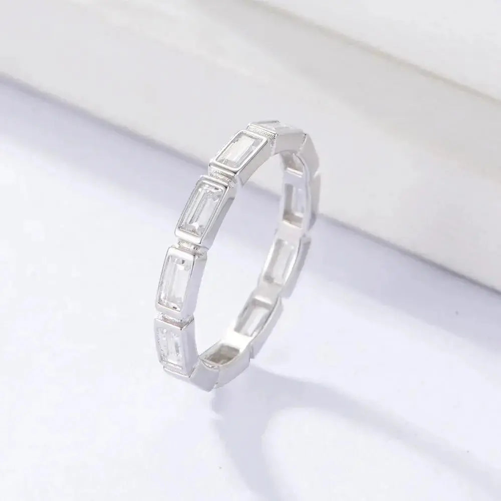 Classic eternity minimalist  ring