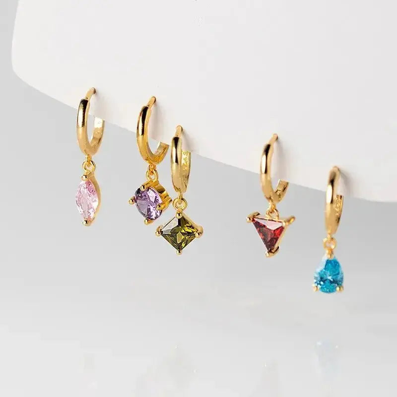 Colour-PoP Crystal Small hoop Earrings shop name