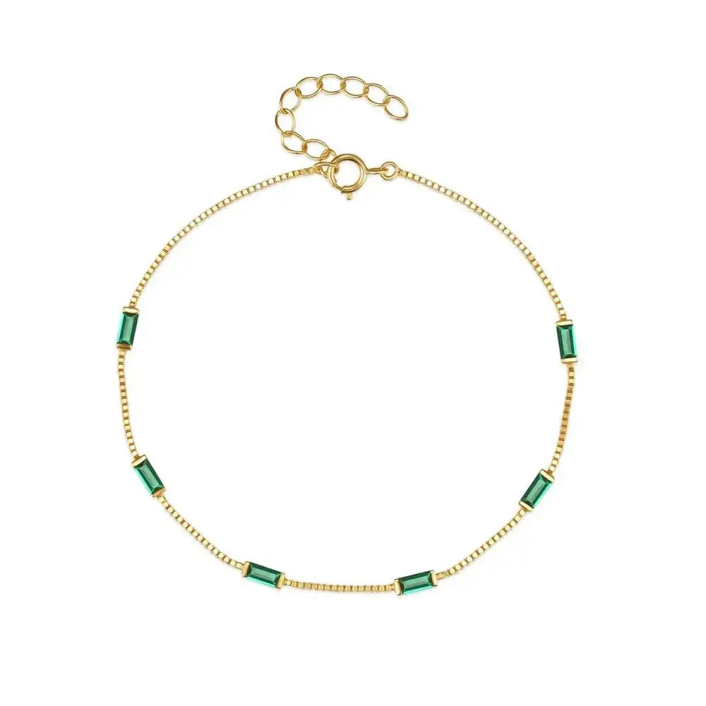 Colour PoP Emerald Stacking Bracelets