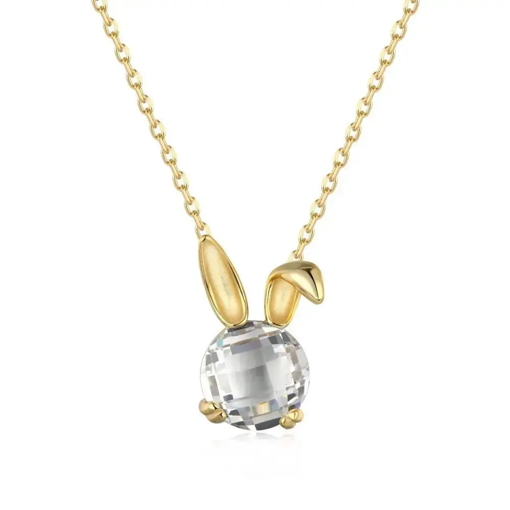 Crystal Lucky Bunny Sphere Necklace shop name