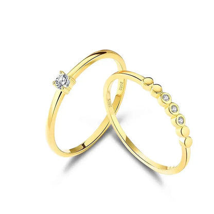 Dainty Stacking Rings Collection Bundle - GOLD