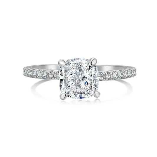 Dazzling Centre Radiant Pave Ring