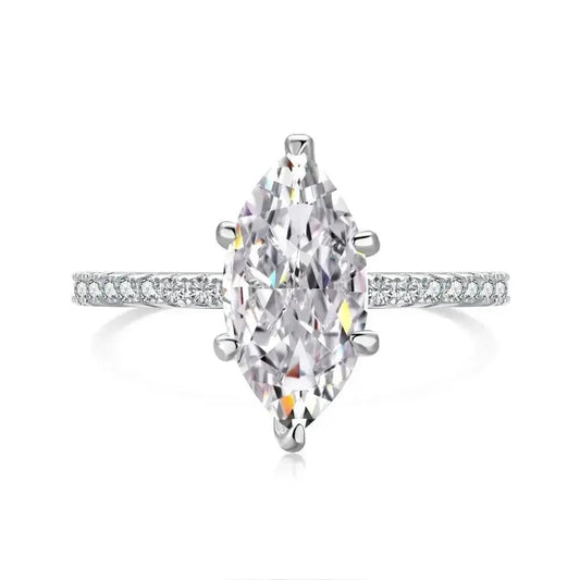 Dazzling Marquise Pave Ring