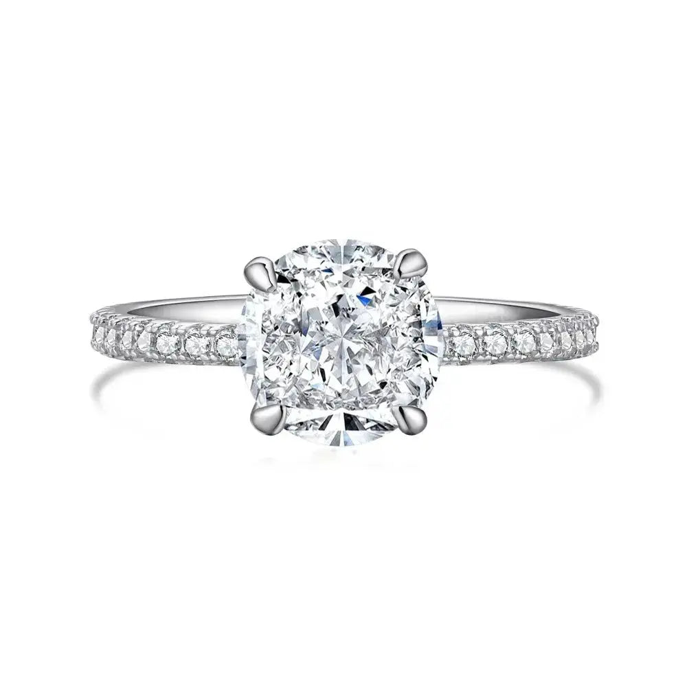 Dazzling Radiant Pave Ring