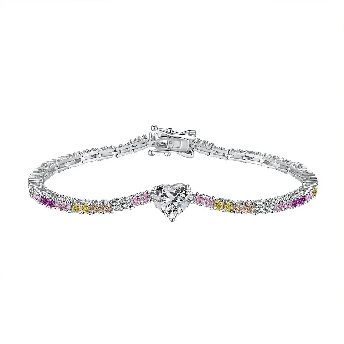 Elegant Candy Pop - Heart Chart Tennis Bracelet shop name