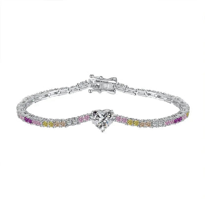 Elegant Candy Pop - Heart Chart Tennis Bracelet shop name