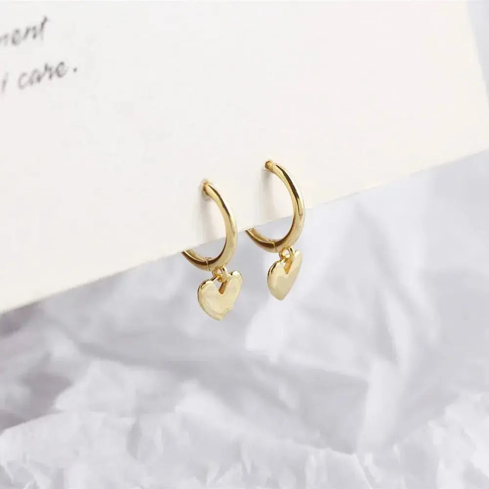 Fashion earrings jewelry 925 sterling silver hoop earrings snake moon star smile 18K gold plated hoop earrings women jewelry YHE0248-Gold shop name