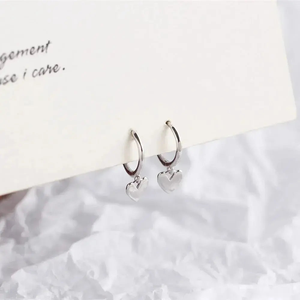 Fashion earrings jewelry 925 sterling silver hoop earrings snake moon star smile 18K gold plated hoop earrings women jewelry YHE0248-White shop name