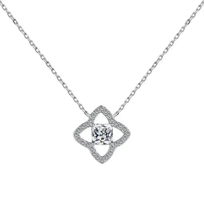 Four Leaf Hollow Clover Lucky Silver Set shop name