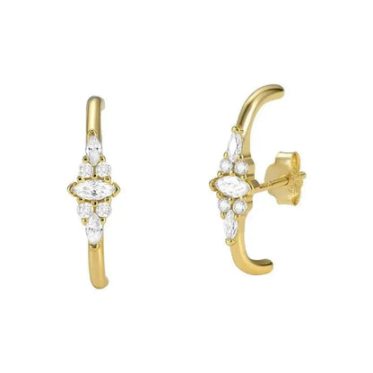 Gold New Style Stud Earrings