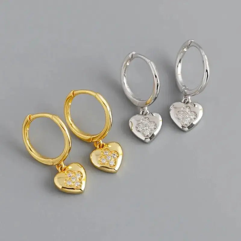 Heart Charm Playful Earrings