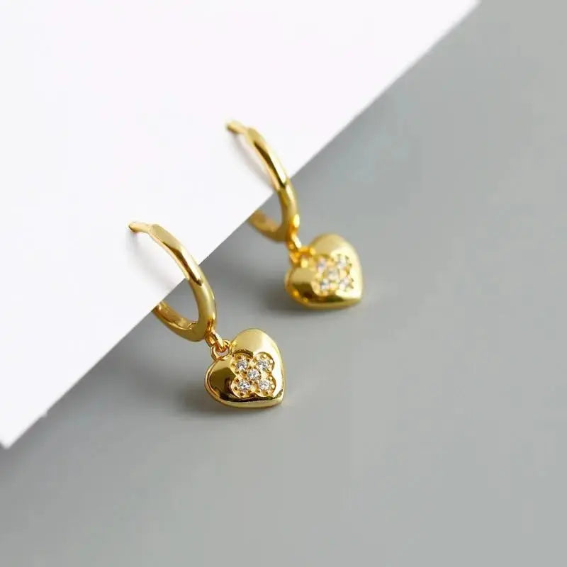 Heart Charm Playful Earrings