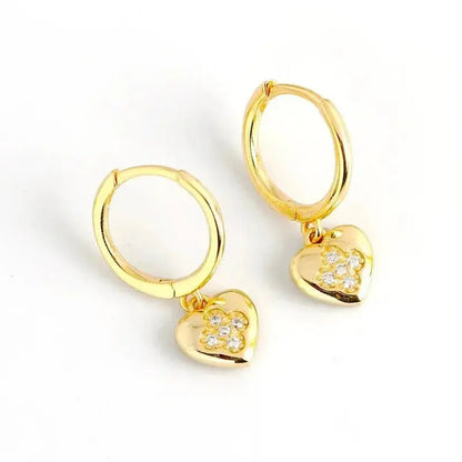 Heart Charm Playful Earrings