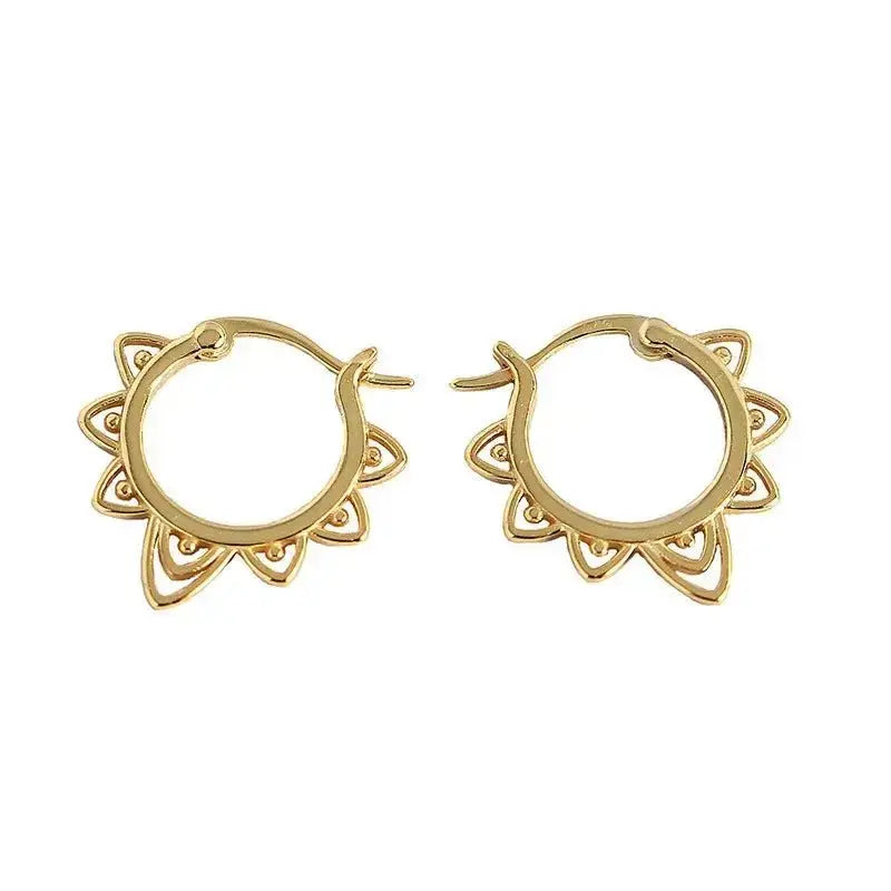 Hollow Boho Hoop Earrings shop name