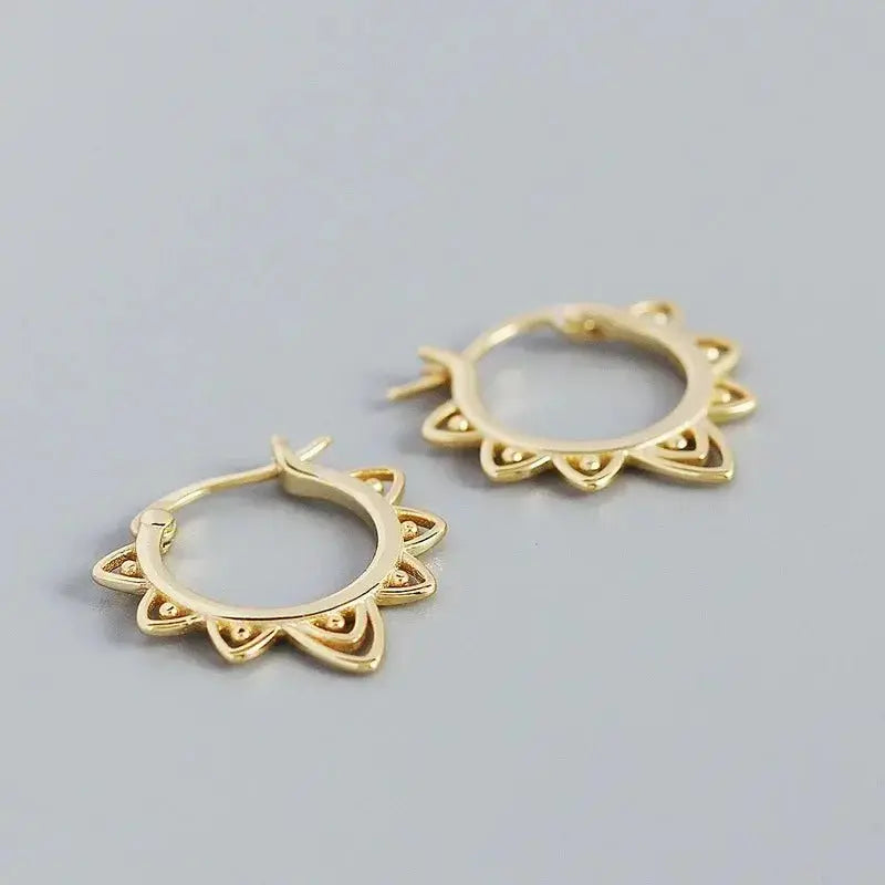 Hollow Boho Hoop Earrings shop name