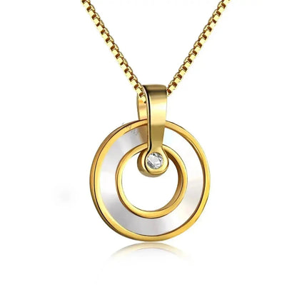 Hollow Circle Necklace shop name