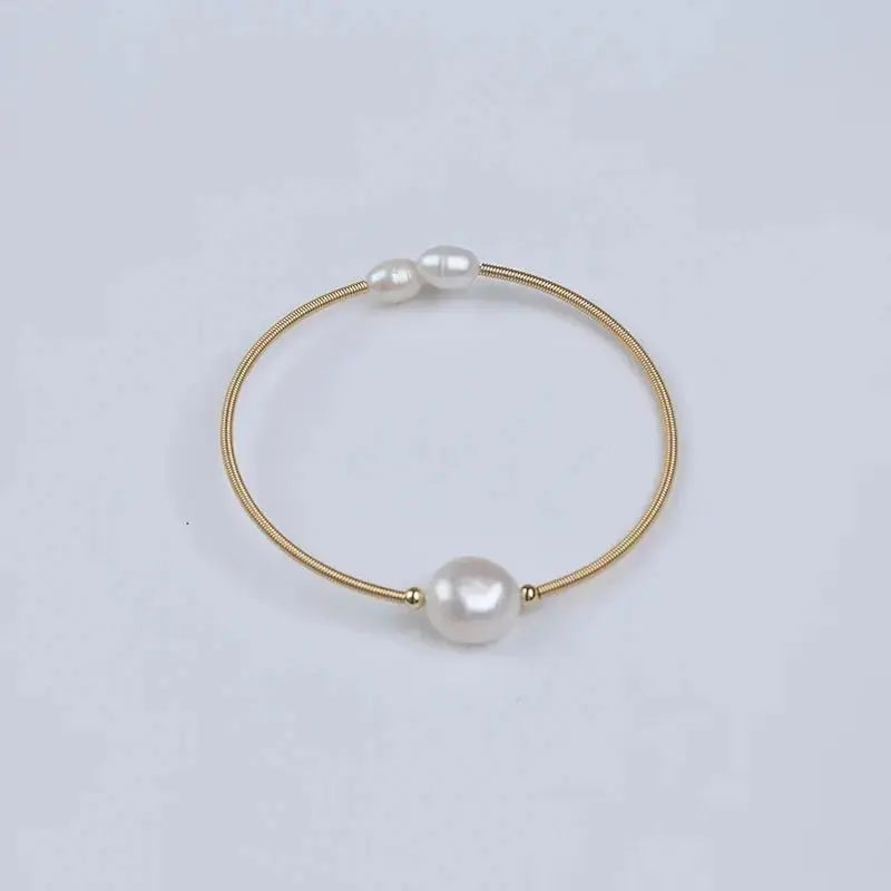 Hot Sale Natural Freshwater Pearl Adjustable Bangles shop name