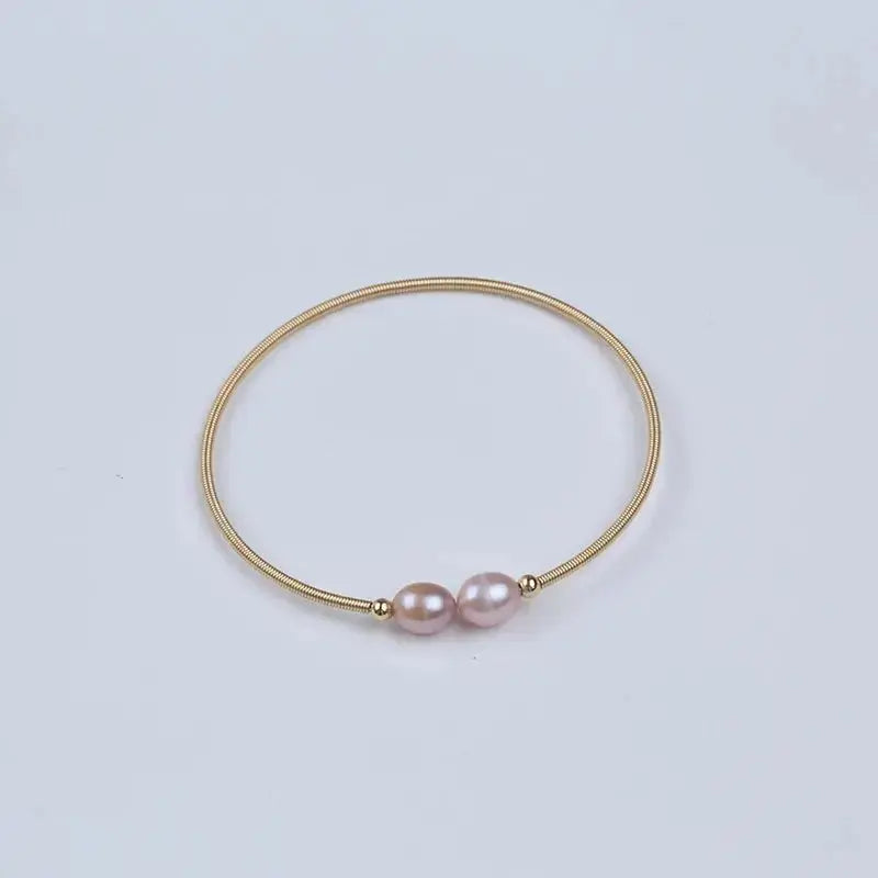 Hot Sale Natural Freshwater Pearl Adjustable Bangles shop name