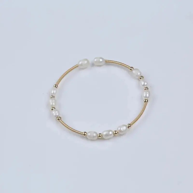 Hot Sale Natural Freshwater Pearl Adjustable Bangles shop name