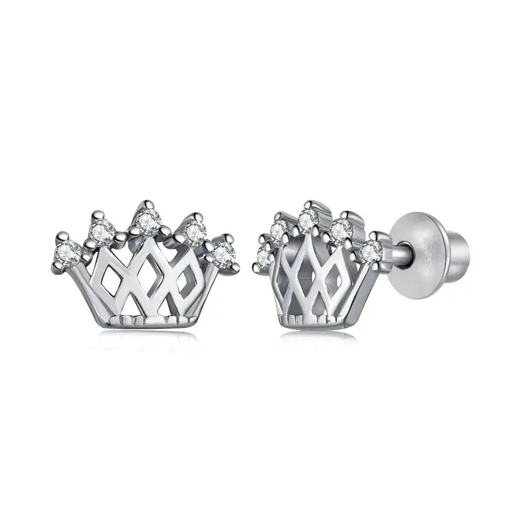 Little Crown Stud Earrings for Children shop name