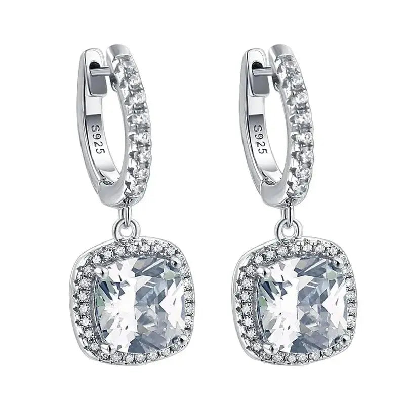 Lux Crystal Heavy Earrings and Stacking