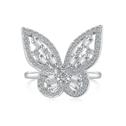 Lux Iced-Out Butterfly Ring shop name