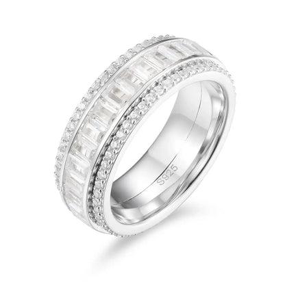 Moissanite Eternity Ring